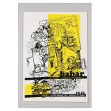 Graffiti-Style Figure Poster Print