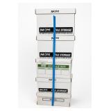 Main Street File Storage Boxes & Sony JVC Tapes