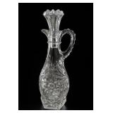 Anchor Hocking Prescut Glass Cruet