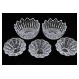 Godinger Dublin Crystal 5-Piece Serving Bowl Set