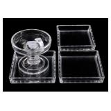 Pedestal Crystal Candleholder