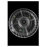 Original Walther-Glas Crystal Floral Platter