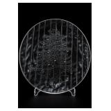 Arcoroc Holly Tree Clear Glass Serving Platter