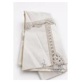 White Tablecloths With Crochet Lace Trim