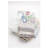Vintage Embroidered Textile Lot