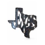 Texas Metal Cutout Wall Sign