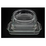 Pyrex Glass Baking Dish Set, Made In USA