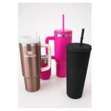 Stanley Tumbler And Colorful Drinkware Group