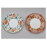 Georges Briard Floral Plates Pair