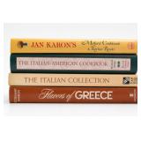 4 Cookbooks: Mitford, Italian Collection, Greece