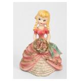 Lefton Southern Belle Planter Figurine