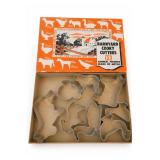 Barnyard Cooky Cutters 12-Piece Metal Set