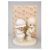 Enesco Precious Moments Sew In Love 1987 Figurine