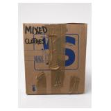 Mixed Clothing In Moving Box