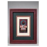 Authentic Navajo Sandpainting Framed Artwork