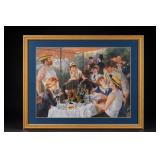 Signed A.B. Frost Twosome Golfing Framed Print