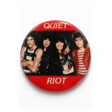 Quiet Riot Band Photo Button Pin