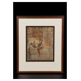 Japanese Ukiyo-E Bird Framed Artwork
