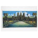 Angkor Wat Painting On Canvas 26 x 16 in