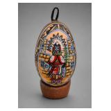 Talavai Morning Kachina Hand-Painted Egg