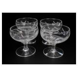 Princess House Heritage Sherbet Glasses, 4 Pc