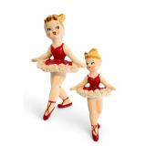 Vintage Ballerina Figurines Set Of 2
