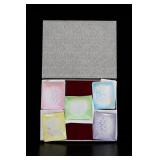 Iridescent Enameled Dish Set With Presentation Box