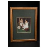 Framed Artwork Lot With Norman Rockwell Print