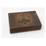 Signed Jan Barboglio Bee & Crown Motif Box