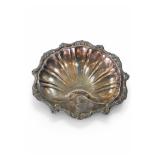 Silver-Plated Clam Shell Serving Dish
