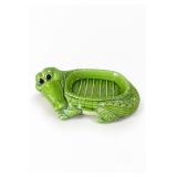 Green Alligator Ceramic Soap Dish BA643
