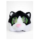 Dan Dee Black And White Cat Plush Head