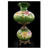 Hand-Painted Floral Gone With The Wind Lamp