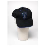 Texas Rangers Black T Logo Baseball Cap
