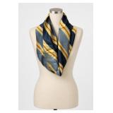 Abstract Striped Square Scarf