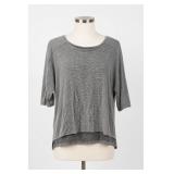 Artisan&NY Striped Dolman Sleeve Top Size M