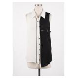 Material Girl 100% Polyester Sleeveless Blouse Med