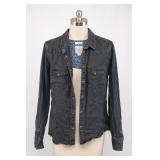 American Eagle Outfitters Floral Shirt Jacket Sm