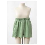 Green LCKR Logo Sweat Shorts Sz Small