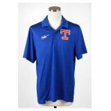 Nike Dri-FIT Blue T Logo Polo Shirt Size S