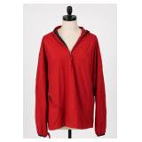 Nike Golf Red Black Pullover Jacket Size M