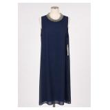 Ash + Sophie Navy Beaded Dress Size 12