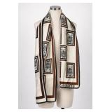 Frankie Owl Pattern Scarf