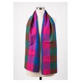 Multicolor Plaid Check Scarf