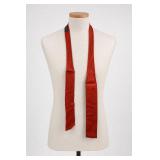 Red Patterned Silk Bowtie