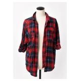 Papertee Plaid Button-Up Shirt 1x