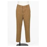 Zara EUR 42 Tan Trousers Made In Morocco
