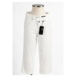 Style&co Denim Capri Bright White Jeans Size 8 NWT