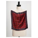 Glentex Red Paisley Scarf