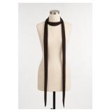 Dark Brown Waist Tie Sash